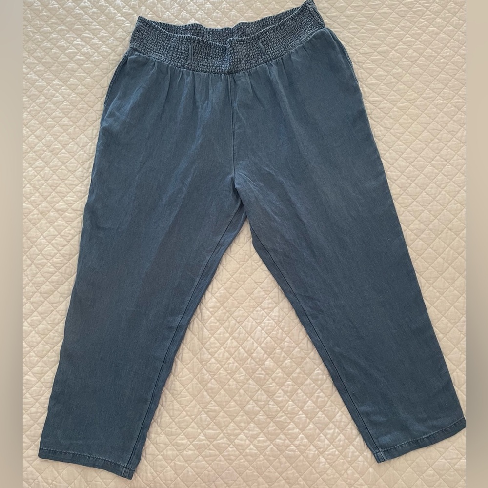 Lucy & Yak Blue Denim Trousers 2XL NWT